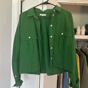 Madewell Crop Button Down